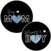 BOY MOM BLACK LOGO PAIR