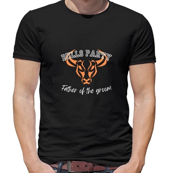 BULLS HEAD FATHER OF GROOM BLACK