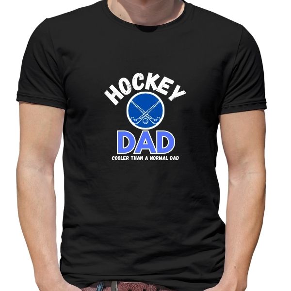 HOCKEY DAD COOLER BLACK ROUND