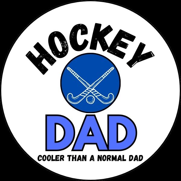 HOCKEY DAD COOLER WHITE LOGO
