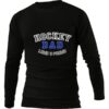 HOCKEY DAD LOUD PROUD BLACK LONG SLEEVE