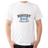 HOCKEY DAD LOUD PROUD WHITE ROUND