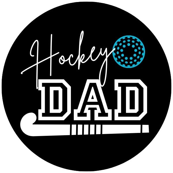 HOCKEY DAD STICK BLACK LOGO