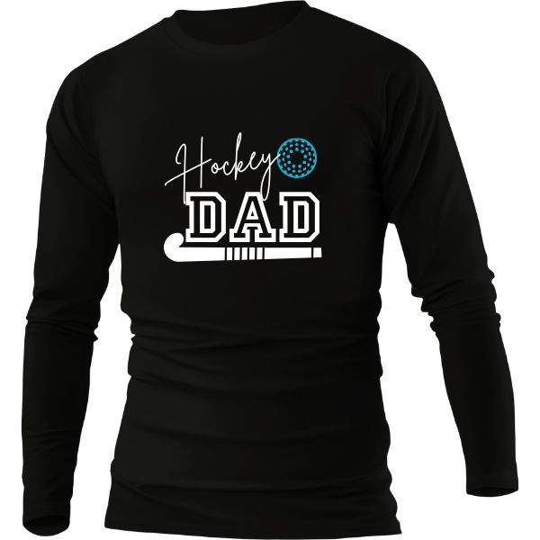 HOCKEY DAD STICK BLACK LONG SLEEVE