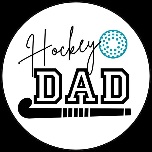 HOCKEY DAD STICK WHITE LOGO