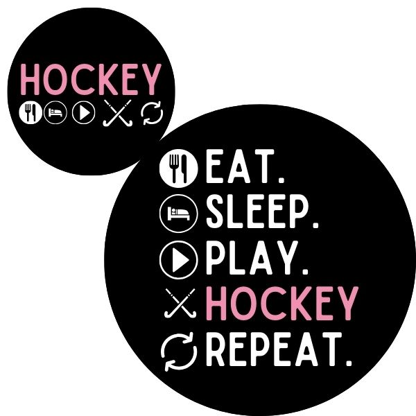 HOCKEY ESPHR BLACK PINK LOGO