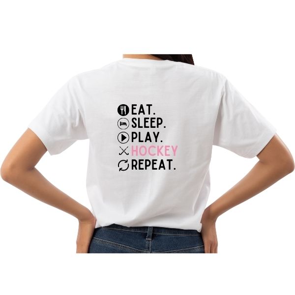 HOCKEY ESPHR WHITE PINK BACK