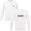 HOCKEY LIVE LOVE PINK WHITE LONG SLEEVE PAIR