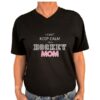 HOCKEY MOM KEEP CALM BLACK V