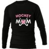 HOCKEY MOM STICKS BLACK LONG SLEEVE