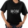 MOM GREY LEOPARD PRINT BLACK ROUND