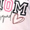 MOM PROUD SUPPORT ON WHITE CLOSE GLITTER HEART