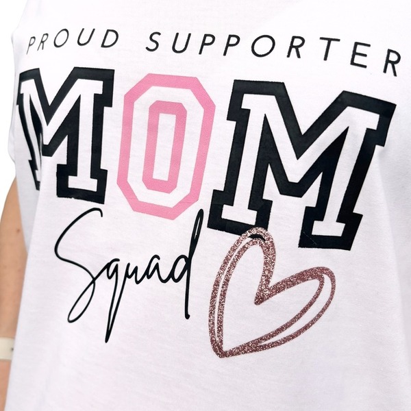 MOM PROUD SUPPORT ON WHITE CLOSE