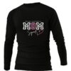 MOM SQUAD PROUD SUPPORTER BLACK LONG SLEEVE