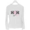MOM SQUAD PROUD SUPPORTER WHITE LONG SLEEVE