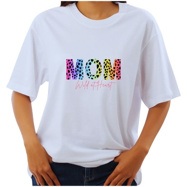 MOM WILD AT HEART WHITE ROUND