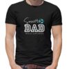 SOCCER DAD PROUD SUPPORTER BLACK ROUND FRONT