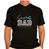 SOCCER DAD PROUD SUPPORTER BLACK V
