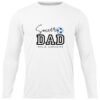 SOCCER DAD PROUD SUPPORTER WHITE LONG SLEEVE