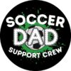 SOCCER DAD SUPPORT CREW BLACK LOGO