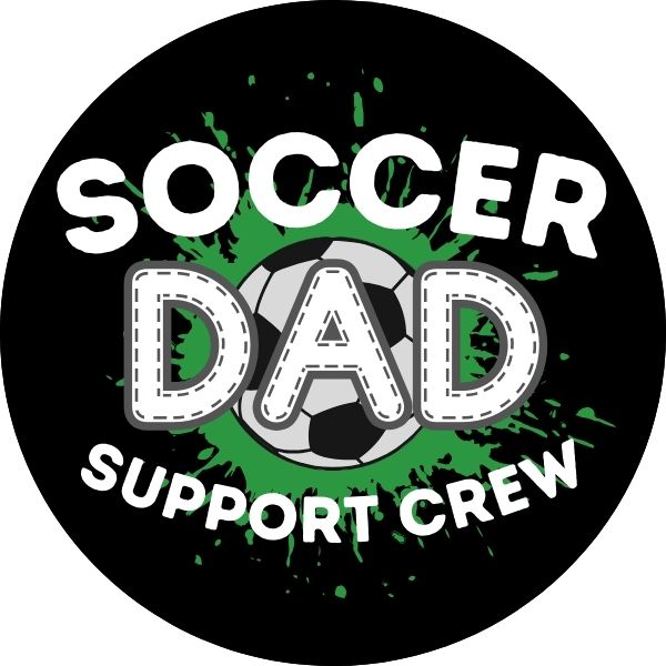 SOCCER DAD SUPPORT CREW BLACK LOGO