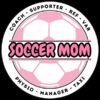SOCCER MOM BALL WHITE LOGO
