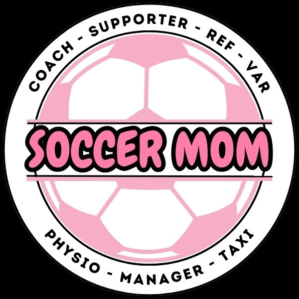 SOCCER MOM BALL WHITE LOGO
