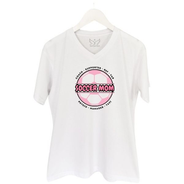SOCCER MOM BALL WHITE V