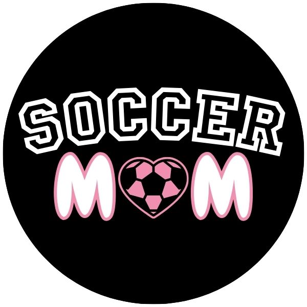 SOCCER MOM BLACK LOGO