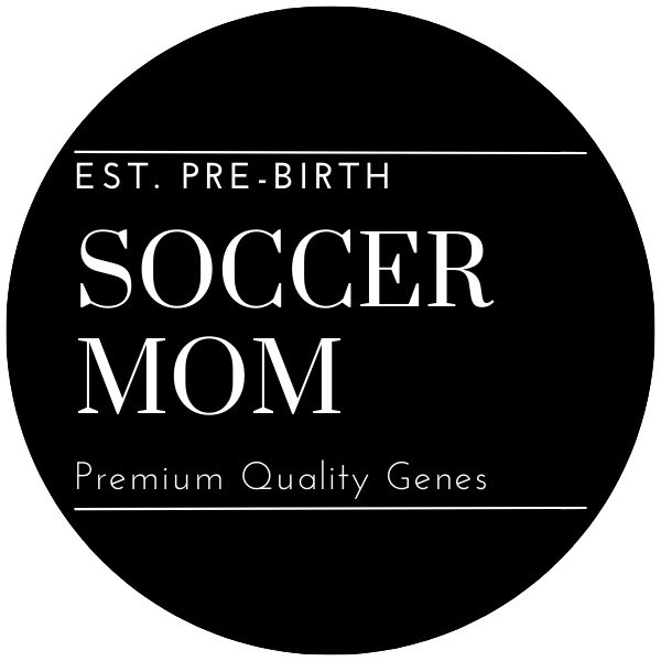 SOCCER MOM EST BLACK LOGO