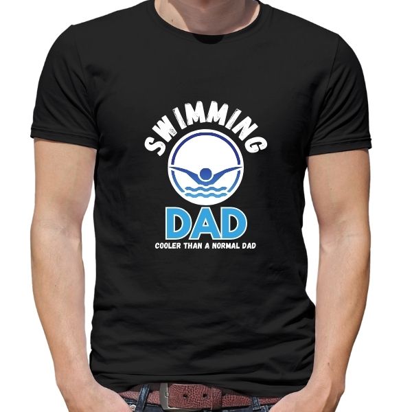 SWIM DAD COOLER BLACK ROUND FRONT