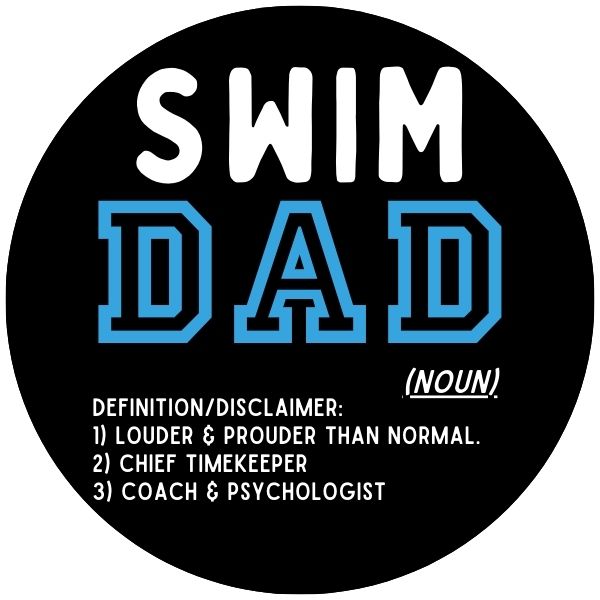 SWIM DAD DEFINITION BLACK LOGO