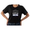 SWIM MOM KEEP CALM BLACK ROUND FRONT