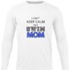 SWIM MOM KEEP CALM WHITE LONG SLEEVE