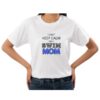 SWIM MOM KEEP CALM WHITE ROUND FRONT