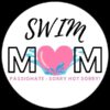 SWIM MOM SORRY NOT SORRY WHITE LOGO
