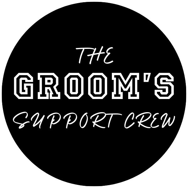 THE GROOMS SUPPORT CREW BLACK LOGO
