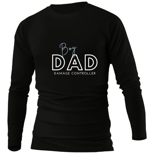 BOY DAD BLACK LONG SLEEVE