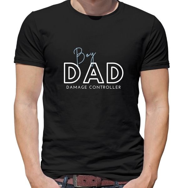 BOY DAD BLACK ROUND
