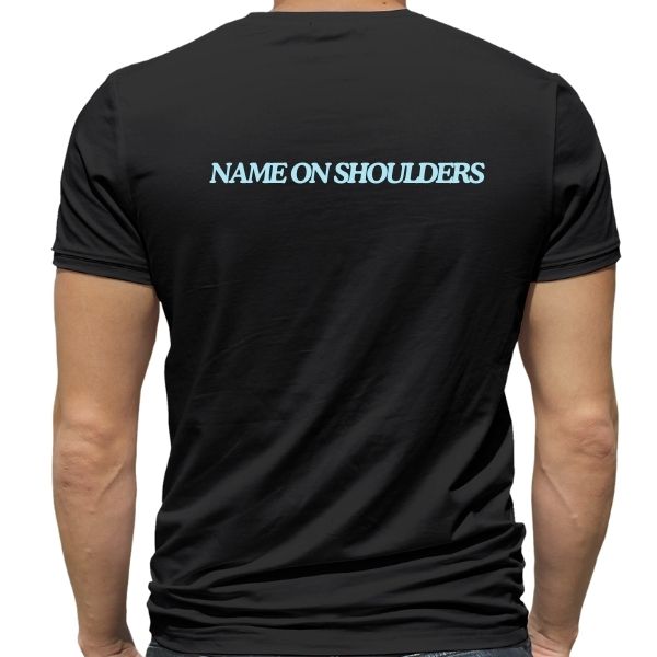 CUSTOM BLACK NAME ON BACK