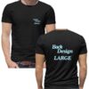 CUSTOM BLACK POCKET LARGE ON BACK
