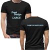 CUSTOM BLACK ROUND LARGE ON FRONT NAME ON BACK