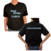 CUSTOM BLACK V LARGE ON FRONT NAME ON BACK