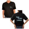 CUSTOM BLACK V POCKET LARGE ON BACK