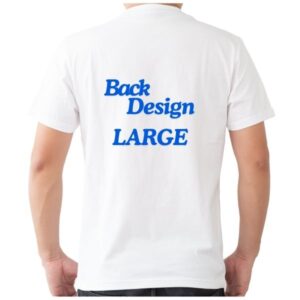 Custom Round Neck White T-Shirts WRN
