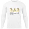 DAD DEFINITION ON WHITE LONG SLEEVE