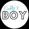 DADDYS BOY ON WHITE LOGO