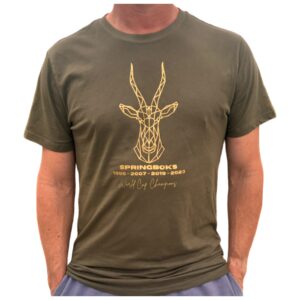 Graphic Springbok T-Shirt Mens