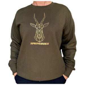 Springbok Graphic Khaki Sweater