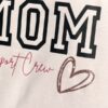 MOM SUPPORT CREW WHITE HOODIE CLOSE